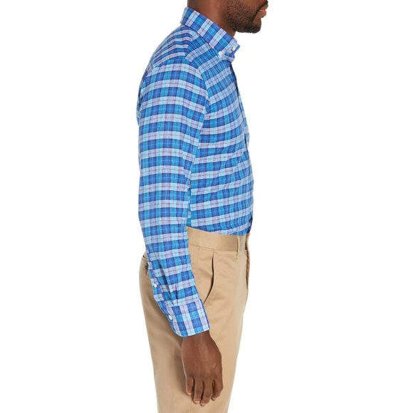 NWT Nordstrom Ledbury Seabrooke Check Dress Shirt - Picture 3 of 6